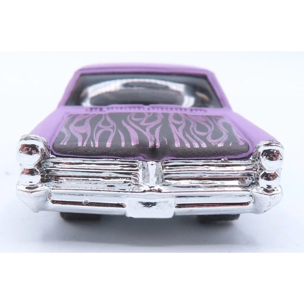 Hot Wheels 2004 Treasure Hunt 65 Bonneville Purple Matte Flames Real Riders 1:64
